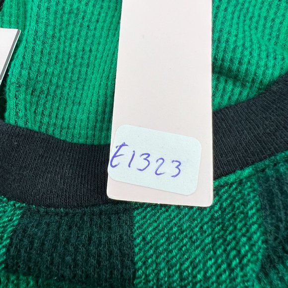 Victoria's Secret Womens Buffalo Print Thermal Sleepshirt Green Plaid Medium NWT - Picture 8 of 8